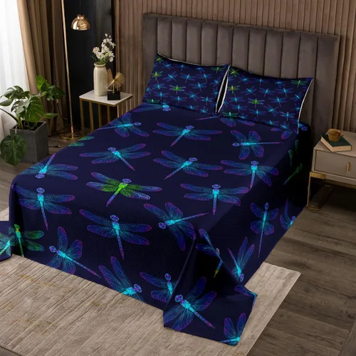 Miniatura 42 de Erosebridal Juego de colcha de teñido anudado arcoíris, juego de ropa de cama bohemio de calavera de la muerte, juego de ropa de cama tamaño King