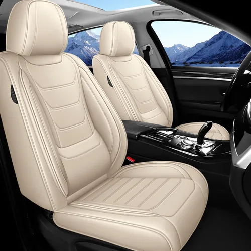 Fundas de asiento de cuero para Toyota RAV4 1999-2026, transpirables, impermeables, elegantes, accesorios interiores de automóviles (juego delantero