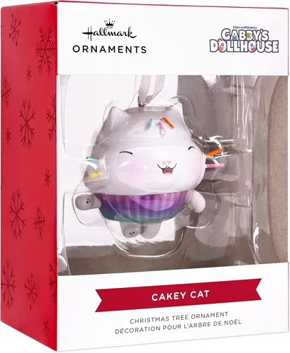 Miniatura 3 de Adorno colgante de Navidad de Hallmark DreamWorks Animation Gabby's Dollhouse Cakey Cat