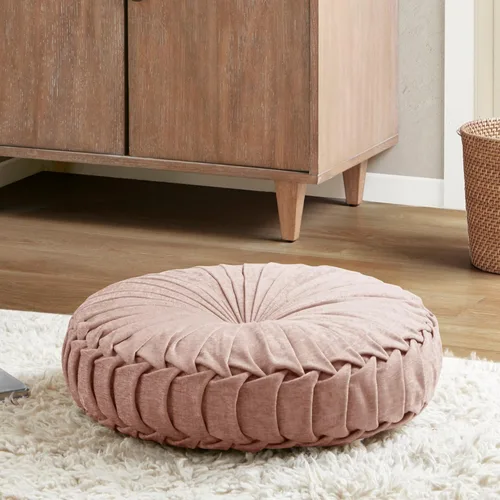 Miniatura 19 de Intelligent Design Azza Almohada de Piso, Cojines Grandes para Sentarse para Adultos, Almohada de Piso para Meditación o Yoga, Chenille Lustroso