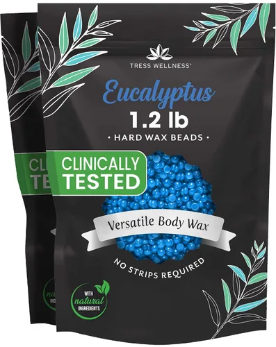 Miniatura 14 de Tress Wellness Cuentas de cera, seguras para la piel, probadas dermatológicamente, kit para bikini en casa, brasileño y cuerpo completo, lavanda