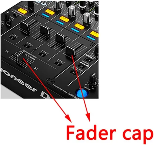 Miniatura 2 de 5 piezas Fader Cap Fader Perillas deslizantes para DJ Mezclador Consola Pioneer DJM 350 400 500 700 750 800 850 900NEXUS 900SRT 900NXS2 2000 Fader
