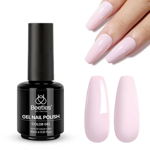 Miniatura 32 de Beetles - Esmalte de uñas de gel verde luminoso que brilla en la oscuridad, esmalte de uñas de gel que se absorbe con lámpara LED UV, arte de uñas