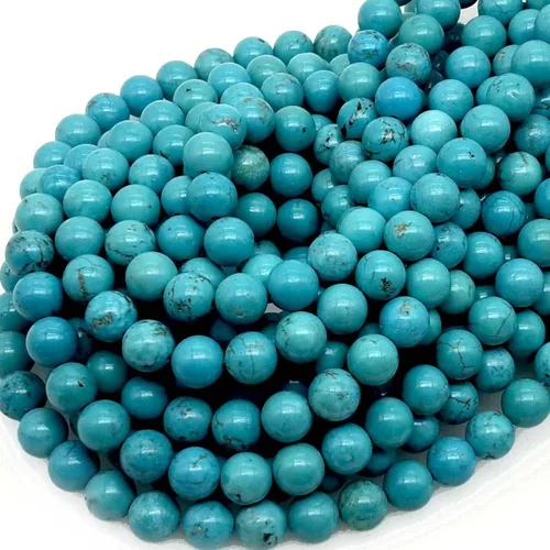 Miniatura 25 de Cuentas redondas naturales de aguamarina púrpura de 0.394 in materiales de bricolaje pulsera, collar, aretes, fabricación de cuentas de ágata