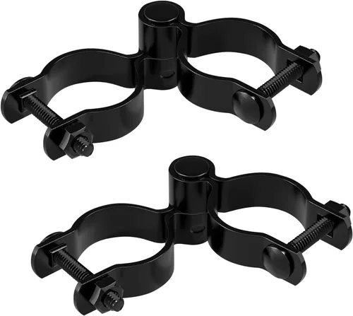 Miniatura 13 de VIVIDA Kit de bisagra de puerta de enlace de cadena de 1-5/8 pulgadas, incluye bisagras de puerta hembra y macho, herrajes para valla de eslabones