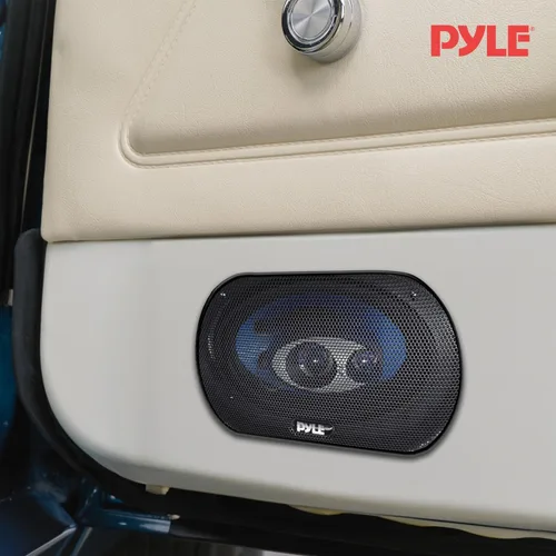 Miniatura 7 de Pyle 4' x 6' Sistema de altavoces de sonido de tres vías - Audio fuerte triaxial de rango medio profesional 240 vatios por par con impedancia de 4