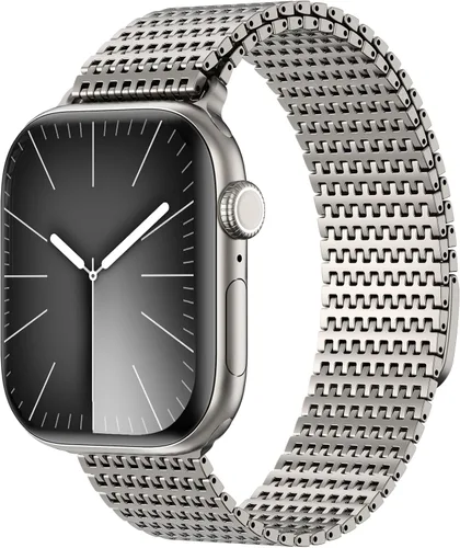 Miniatura 11 de WINGLE Correa de malla magnética para Apple Watch Band Ultra 3/2/1 de 1.929 in, 1.811 in, 1.772 in, 1.732 in, 1.654 in, 1.575 in, 1.614 in, 1.496