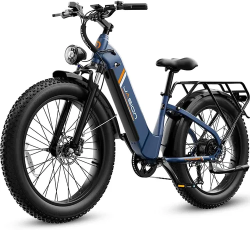 Miniatura 11 de Jasion Bicicleta eléctrica Thunder/PRO/ST, 2000 W/1800 W Peak Ebikes para adultos, neumático de grasa de 26 pulgadas, mejor bicicleta eléctrica