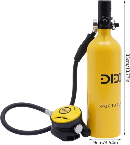 Miniatura 7 de Mini juego de buceo, tanque de buceo de 0.5L con bomba, kit de tanque de buceo de respiración subacuática de 4500 PSI, buceo, buceo, esnórquel