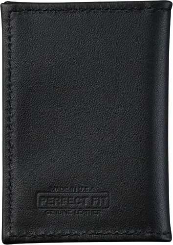 Miniatura 6 de Perfect Fit Shield Wallets Slim Dress Leather 2 ID Windows Wallet Bifold Licencia titular doble doble ID tarjeta permiso para tarjetas más grandes
