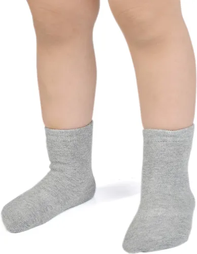 Miniatura 9 de EPEIUS Calcetines de bebé con empuñaduras para bebés y niños pequeños, calcetines antideslizantes de 6/12 pares