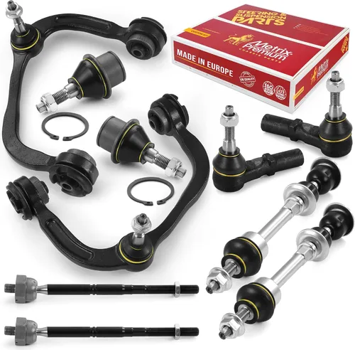 Miniatura 111 de Metrix Premium Chassis Parts - Kit de suspensión delantera de 10 piezas para BMW X5 2007-2013, BMW X6 2008-2014, reemplazo, fabricado en Europa