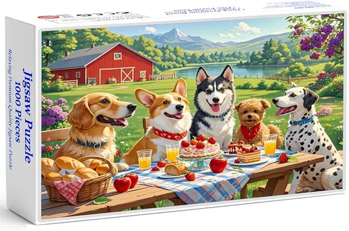 Miniatura 11 de Rompecabezas para adultos de 1000 piezas – Rompecabezas coloridos con temática de río de bosque fantástico, divertido juego familiar, desafiante