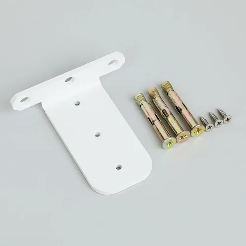 Miniatura 8 de Alise Soportes de estante flotantes, 4 soportes de 90° L resistentes para madera, soportes blancos de 4 pulgadas para estantes ocultos de pared