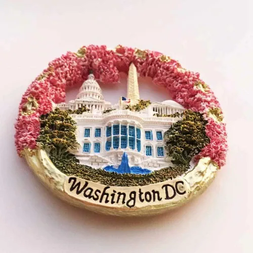 Miniatura 2 de Washington D.C. USA America Magnet 3D Resina imán de nevera recuerdo viaje ciudad colección