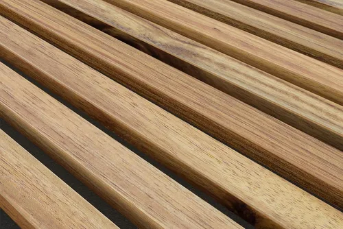 Miniatura 4 de Woody Walls Paneles de pared de listones de madera maciza, cada panel de pared de listones de madera está hecho de madera real, los paneles