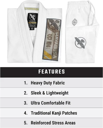 Miniatura 5 de Hayabusa Ascend Lightweight Jiu Jitsu Gi Kids