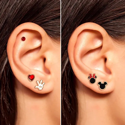Miniatura 2 de Disney Mickey and Minnie Mouse Fashion Stud Earring Set - 345 Pairs Per Set