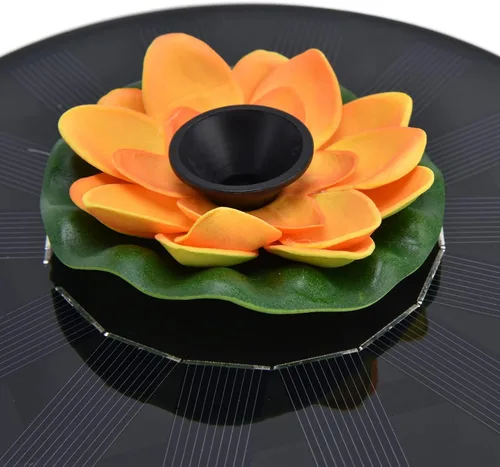 Miniatura 6 de Fuente solar para baño de pájaros, bomba de fuente de energía solar de 1.4 W, bombas de agua flotantes para jardín, patio, estanque y piscina al