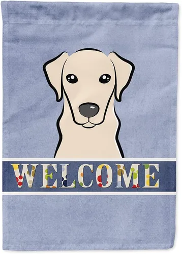 Miniatura 29 de Caroline's Treasures BB1405GF Bandera de jardín de bienvenida de bulldog inglés, Bandera de buzón azul, bandera decorativa para el patio, obra