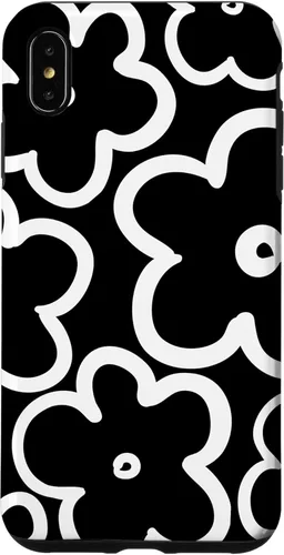 Miniatura 11 de Cute Flower Pattern Large Wildflower Black and White Floral Case for iPhone 17