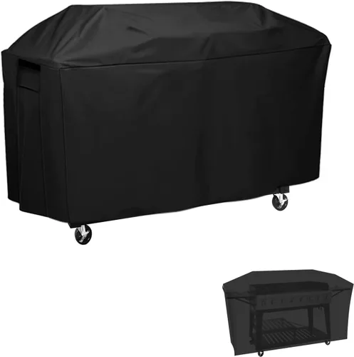 Miniatura 15 de Cubierta de Parrilla para Parrilla Hibachi, Cubierta de Parrilla de Mesa Pequeña Impermeable para Exteriores de Servicio Pesado, Cubierta