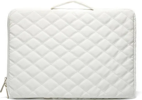 Miniatura 28 de Kinmac - Bolso bandolera para laptop de 360 grados, blanco (White Marble)