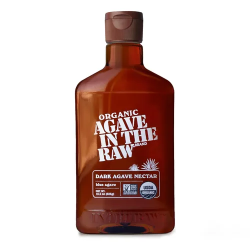 Miniatura 12 de Agave orgánico en el néctar de agave crudo, 18.5 onzas, paquete de 8, fabricado con agave azul orgánico USDA de México, proyecto verificado sin OMG