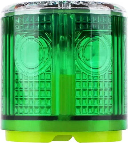 Miniatura 10 de Aolyty Luz de Advertencia Estroboscópica Solar, Base Magnética Fuerte, Intermitente, Superbrillante, 360 Grados, Encendida Automáticamente, Rojo