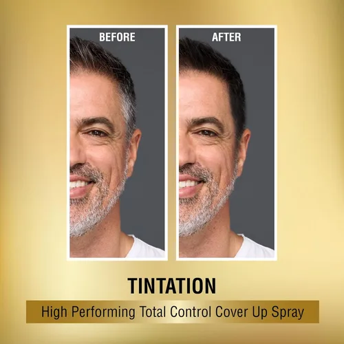 Miniatura 5 de RED by Kiss Tintation Spray de color temporal para el cabello, cobertura instantánea de raíces grises, resistente al agua, a prueba de manchas, Negro