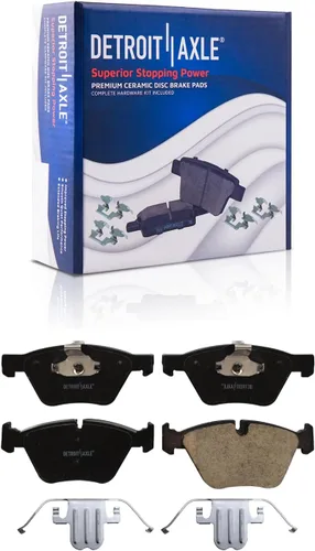 Miniatura 38 de Detroit Axle - Kit de freno trasero para Ford Fusion Lincoln MKZ Zephyr Mazda 6 Mercury Milan, repuesto de pastillas de freno de cerámica