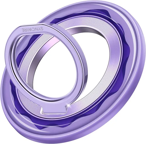 Miniatura 24 de SYNCWIRE Soporte de Anillo Magnético para Teléfono para MagSafe, Soporte de Agarre para Teléfono Celular con Rotación de 360°, Anillo para Dedo