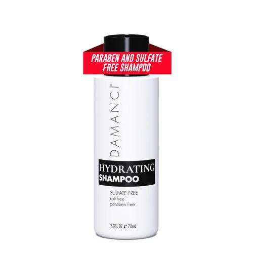 Miniatura 4 de DAMANCI Champú hidratante con queratina, sin sal, sin parabenos ni sulfatos, restaura el cabello y elimina el encrespamiento, con colágeno y aceite