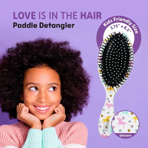 Miniatura 3 de Red by Kiss - Cepillo desenredante que se desliza a través de los nudos con facilidad para todo tipo de cabello, tamaño apto para niños