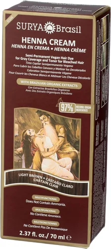 Miniatura 3 de Henna Crema Marrón Claro Surya Nature, Inc 2.31 oz Crema