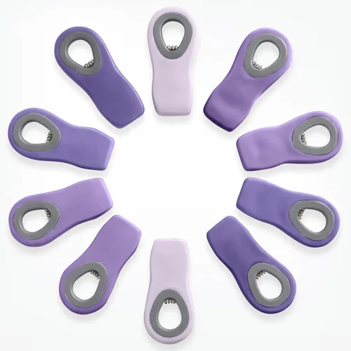 Miniatura 42 de COOK WITH COLOR Clips para bolsas de chips con imán para almacenamiento de alimentos con agarre hermético para bolsas de pan, bolsas de aperitivos