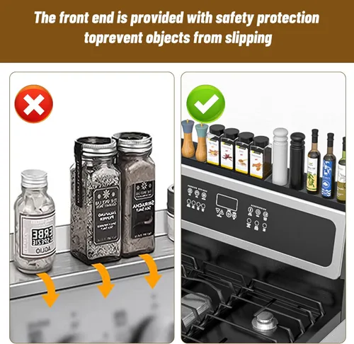 Miniatura 6 de mumisuto Estante superior de silicona para estufa de 30 pulgadas, estante magnético para estufa de cocina, suave, flexible, fuerte, magnético