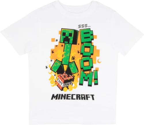 Miniatura 3 de Minecraft Creeper - Conjunto de 3 piezas para niños, sudadera con capucha y cremallera, camiseta de manga corta y pantalones deportivos