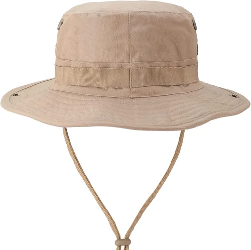 Miniatura 12 de FRTKK Sombrero militar Boonie táctico ajustable Boonie sombreros para hombres mujeres caza pesca al aire libre safari sol ACU