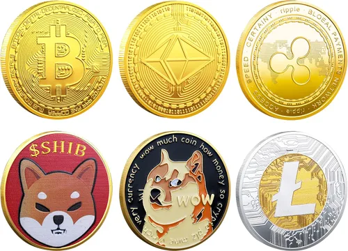 Miniatura 9 de 1 moneda conmemorativa Bitcoin chapada en oro de 24 quilates, criptomoneda BTC de 0.118 in coleccionable con funda protectora, criptomoneda
