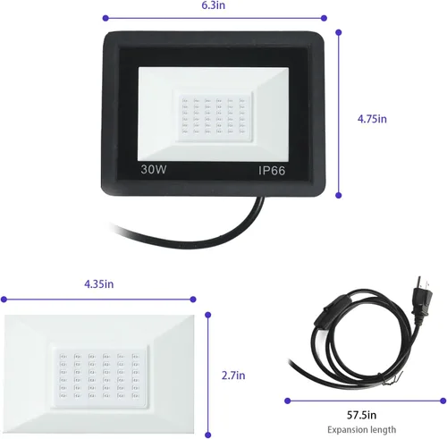 Miniatura 7 de Impresora 3D Resina UV Curado Ligh para SLA/DLP/LCD Curado 3D, con soporte giratorio de 180°, lámpara UV de 405 nm para curar Eesin fotosensible
