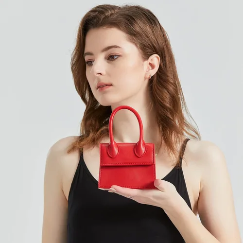 Miniatura 4 de CATMICOO Mini bolso para mujer, mini bolsos de moda y pequeño bolso con patrón de cocodrilo