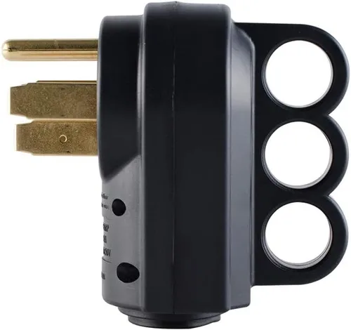 Miniatura 2 de Veepeak 50 Amp Enchufe macho de reemplazo para RV NEMA 14-50P de servicio pesado 125V/250V de 4 clavijas con conector de extensión de energía