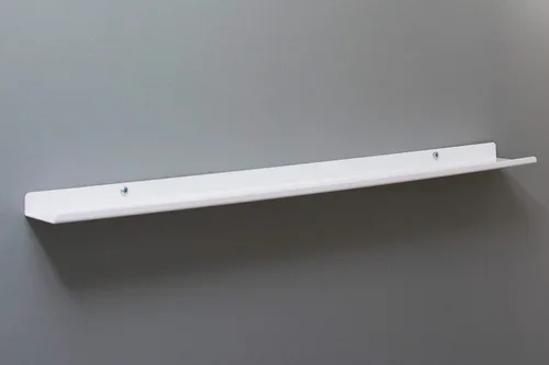 Miniatura 4 de Repisa flotante, estante para fotos, repisa artística, muy duradera y fabricada en los Estados Unidos (blanco, 33 pulgadas)