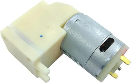 Miniatura 6 de Micro 385 DC12V -80Kpa Bomba de aire de vacío Bomba de diafragma de succión de presión negativa para empacador de bricolaje, inflador, tanque