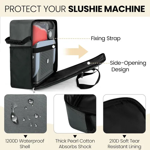 Miniatura 3 de Bolsa portátil de transporte para máquina Ninja Slushi FS300/FS301 - Estuche de viaje a prueba de polvo para máquina de bebidas congeladas - Funda