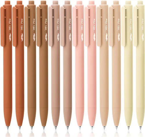 Miniatura 25 de Mr. Pen - Bolígrafos de gel retráctiles, paquete de 12, secado rápido, bolígrafos de gel de punta fina de 0.7mm, bolígrafos retráctiles, bolígrafos
