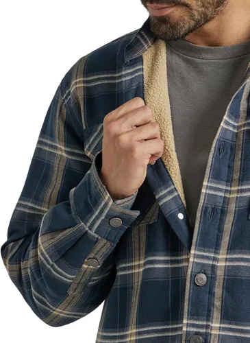 Miniatura 3 de Wrangler Authentics Men's Long Sleeve Sherpa Lined Shirt Jacket