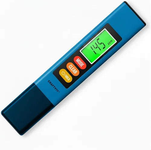 Miniatura 12 de Pruebador de agua profesional para agua potable - Medidor TDS digital preciso (0-9999 ppm) - Lectura instantánea de 1 segundo