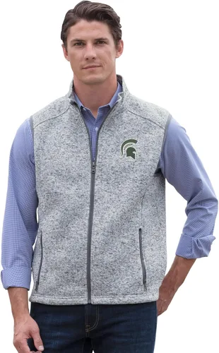Miniatura 7 de Vantage Apparel NCAA mens Collegiate Premium Summit Sweater Fleece Vest